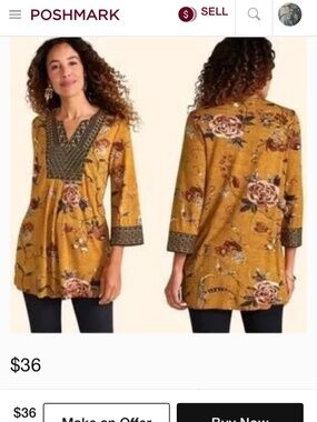 Soft surroundings tunic small